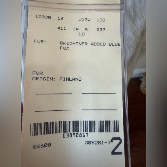 Blue Fox fur Coat Finland Origin size 2 - Picture 5 of 16